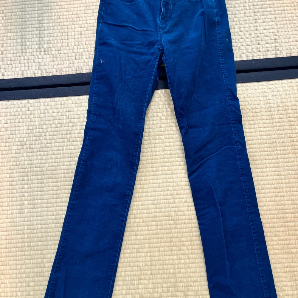 Talbots Blue Corduroy Pants Size 2